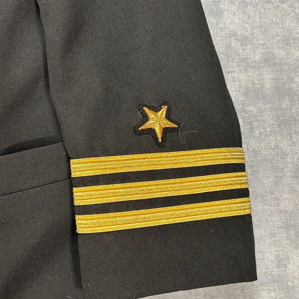 Vintage 90s US Navy Captain Mess Dress Jacket Patriot Weintraub Bros USA 40R